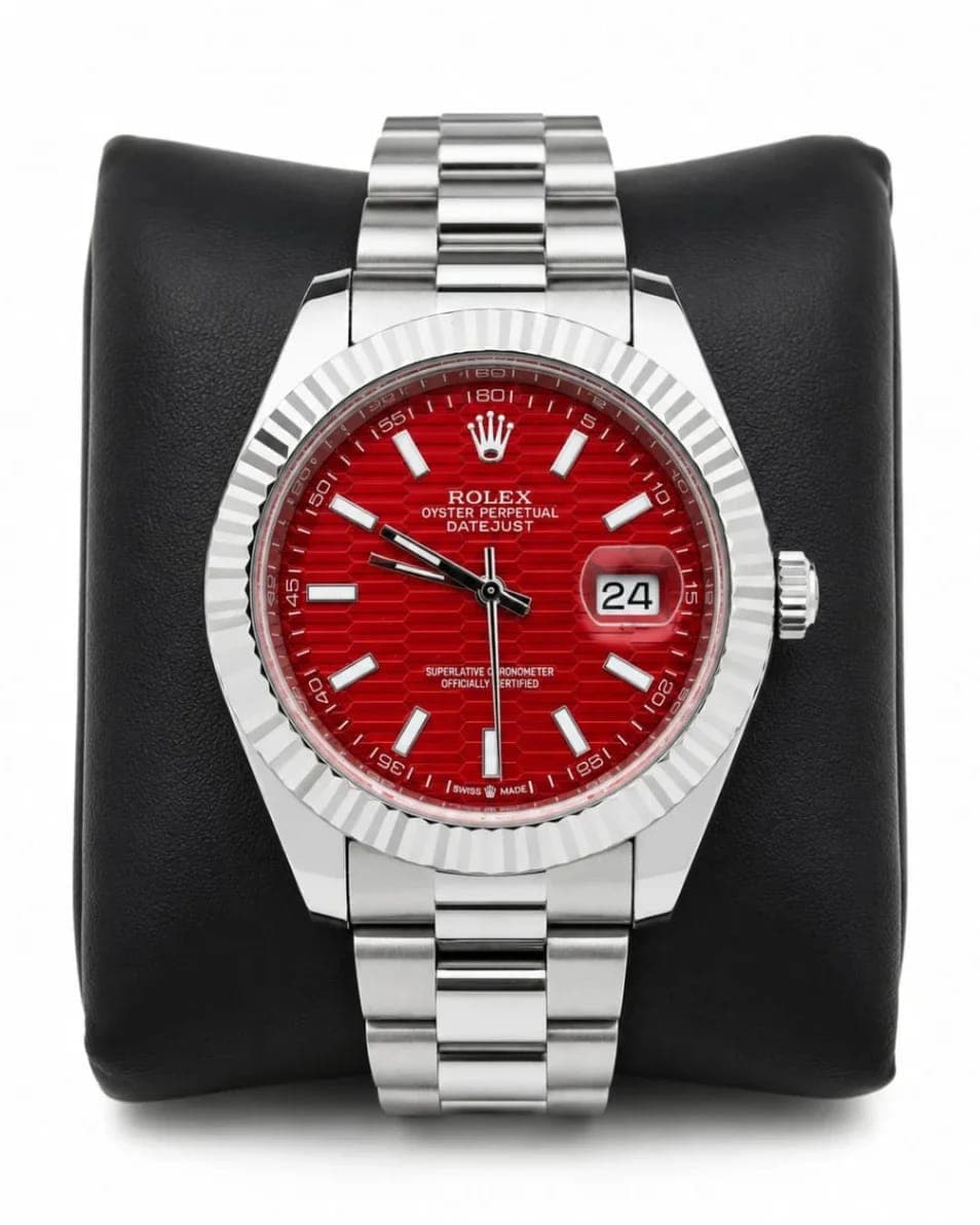 RLX Date-Just Red Dial