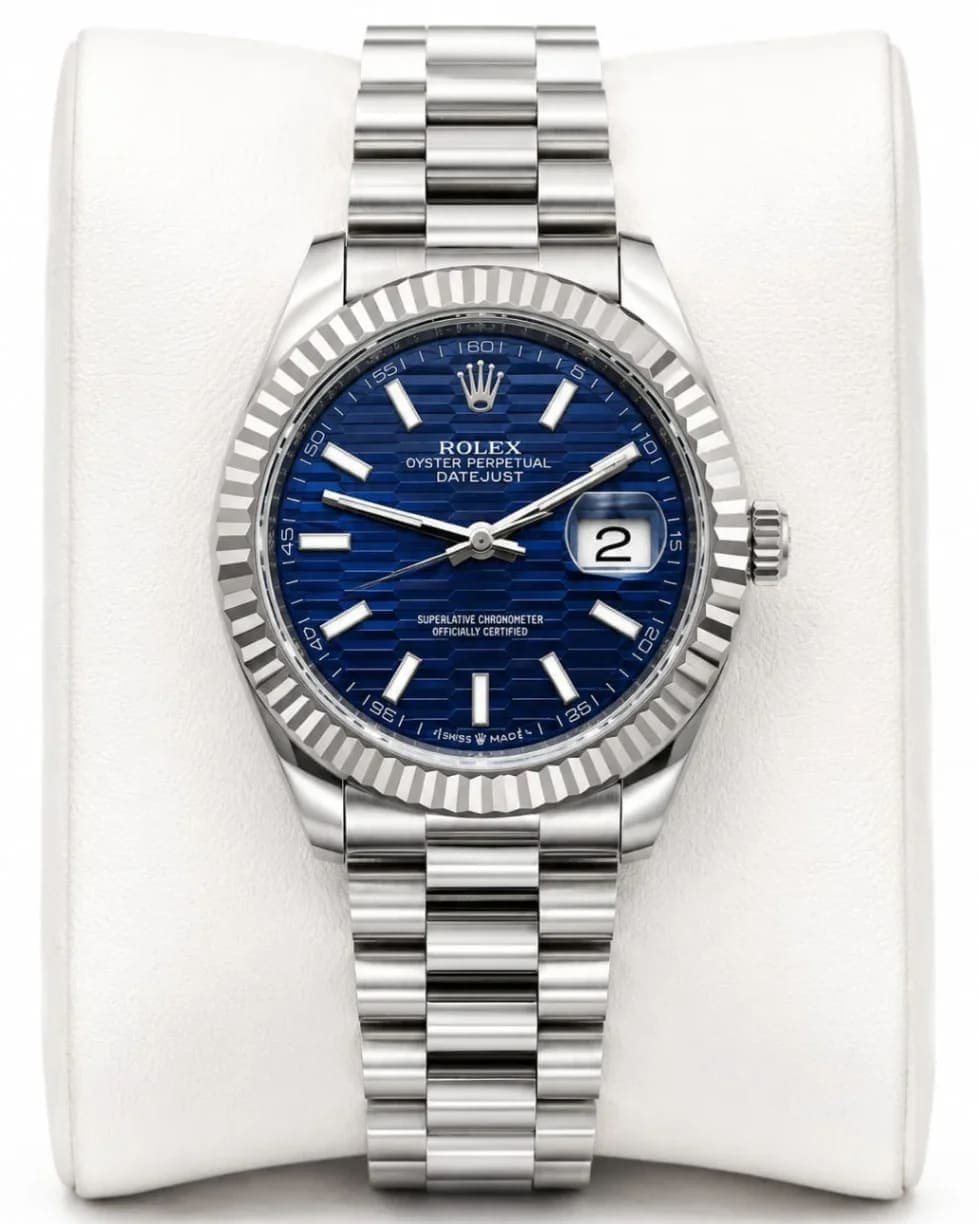 RLX Date-Just Blue Dial