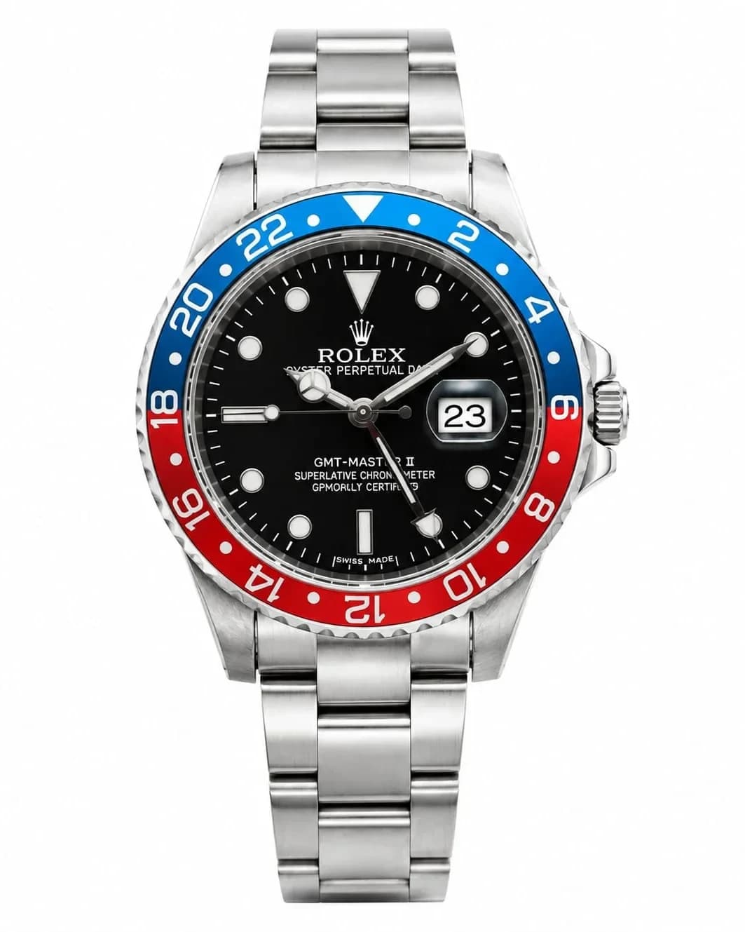 RLX GMT Pepsi Silver
