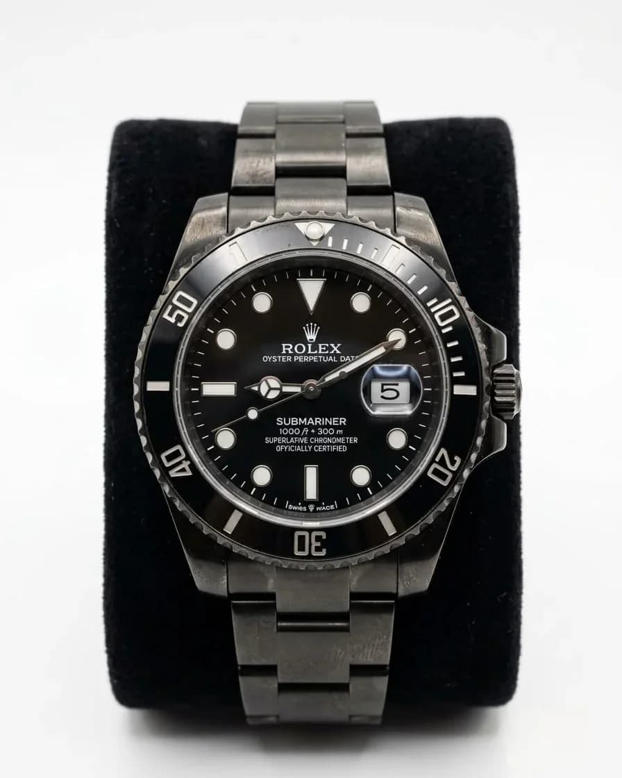 RLX Full Black Submariner